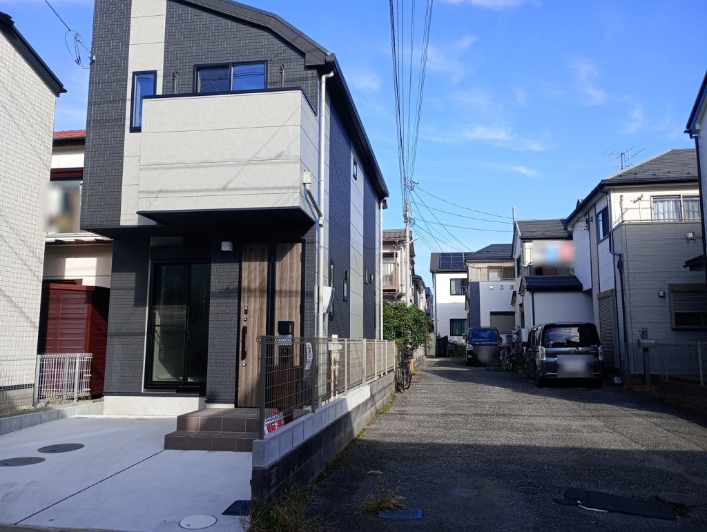 新築住宅　1SLDK　市川市国分1丁目　東側隣地通路