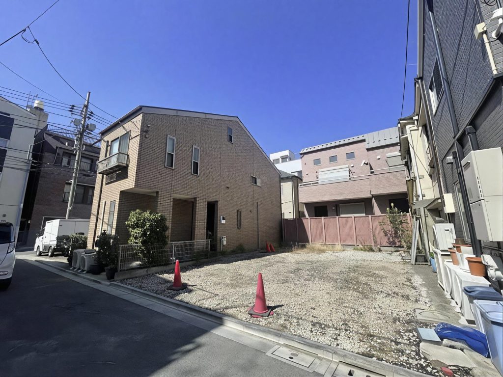 住宅用地 台東区千束4丁目 斜めから