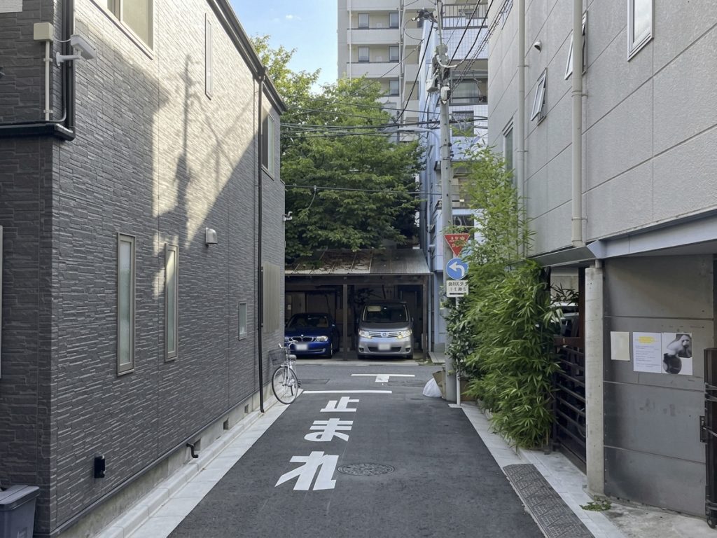 住宅用地 台東区千束4丁目 前面道路