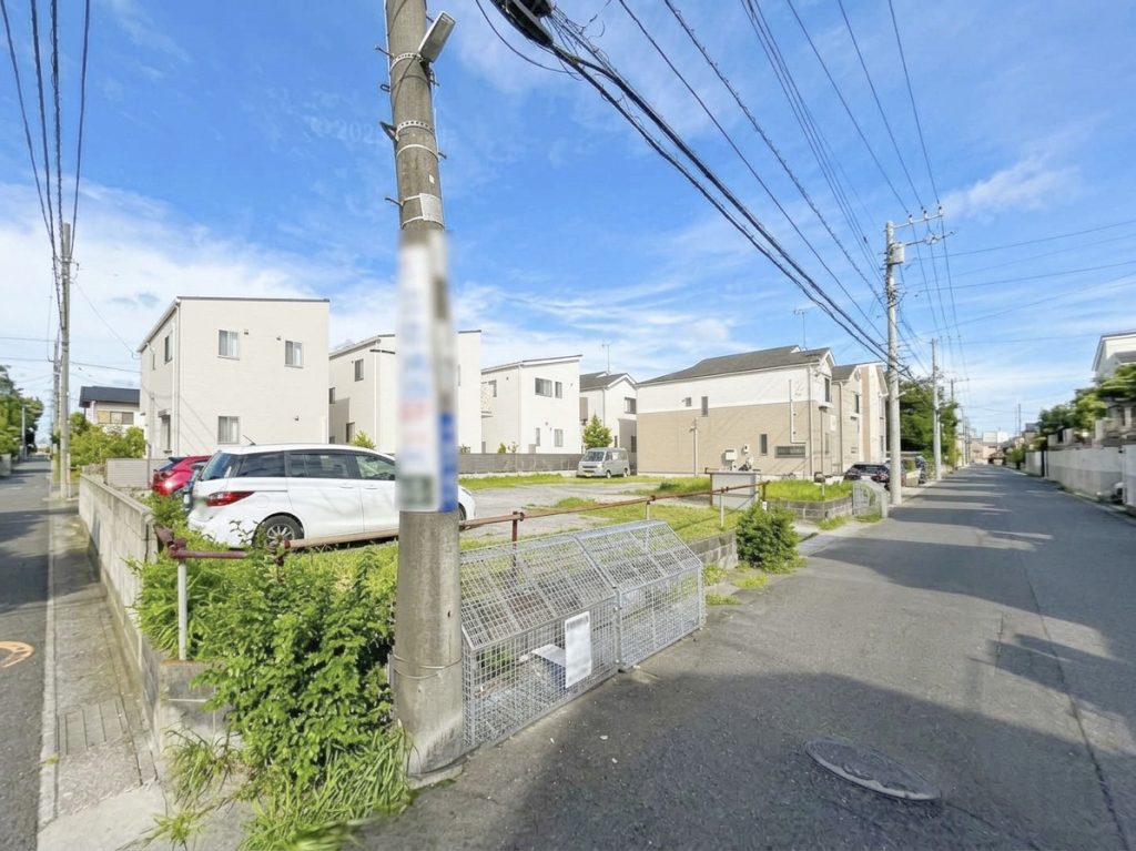 邸宅用地　104坪　市川市中国分4丁目　全景
