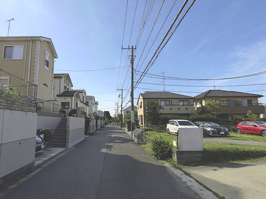 邸宅用地　104坪　市川市中国分4丁目　前面道路