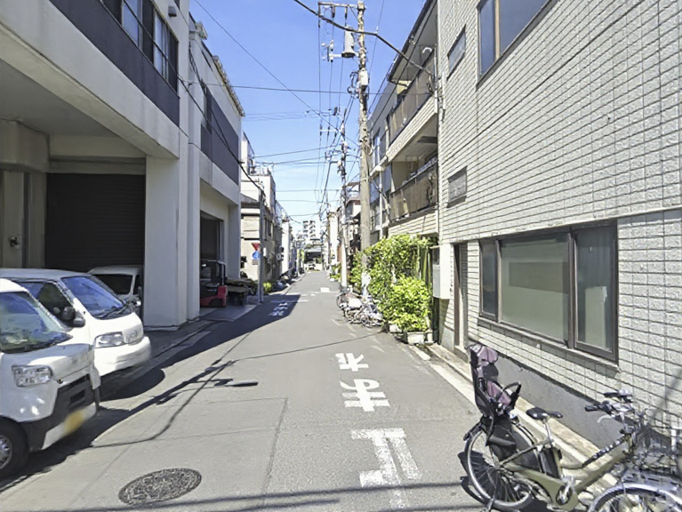 ビル用地 台東区 今戸2丁目 遠景