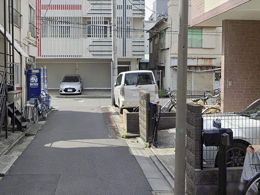 ビル用地 台東区 今戸2丁目 西側道路