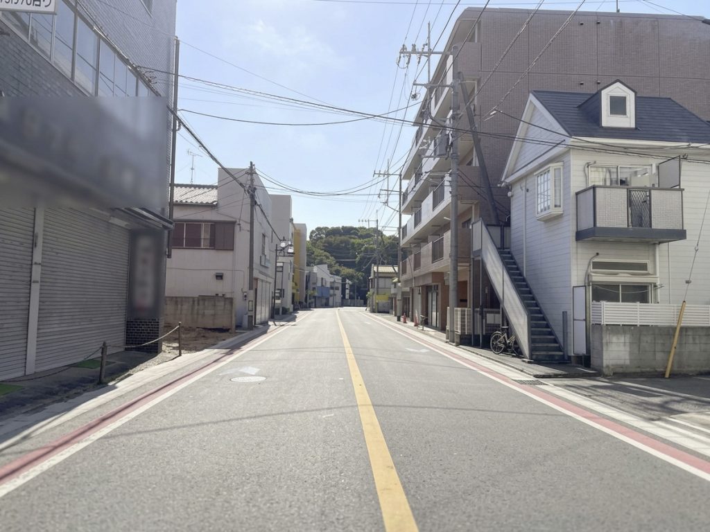 事業用地 31坪 近商 80/200 8.7m公道 京成稲毛駅徒歩2分 前面道路2