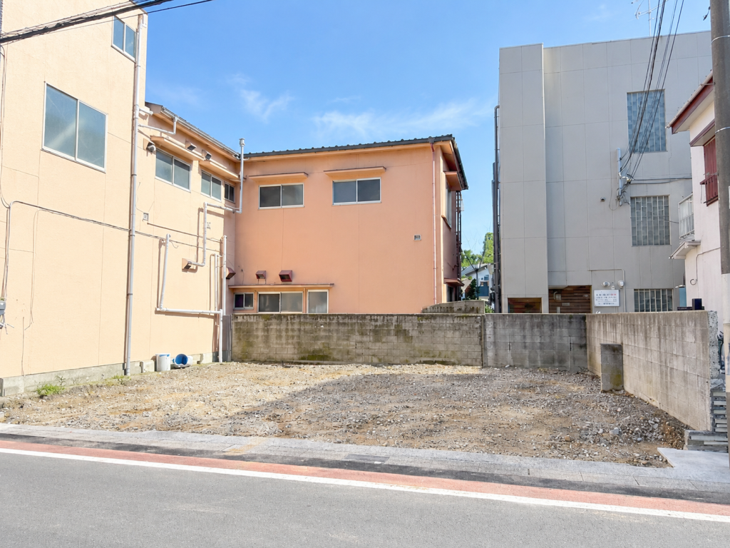 事業用地 31坪 近商 80/200 8.7m公道 京成稲毛駅徒歩2分 斜