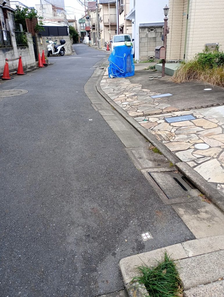 住宅用地 小岩駅徒歩5分 45坪 江戸川区西小岩1丁目 境界標