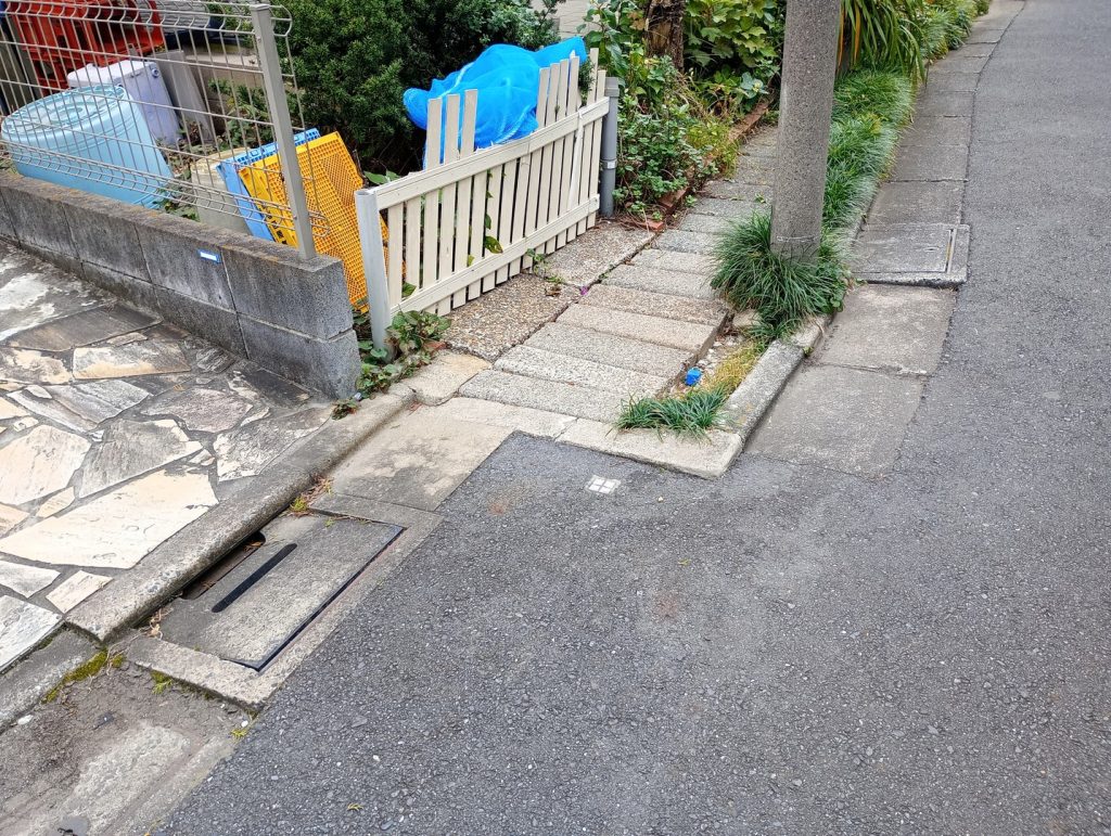 住宅用地 小岩駅徒歩5分 45坪 江戸川区西小岩1丁目 境界標2