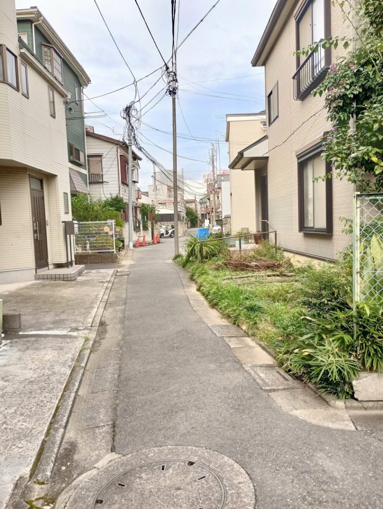 住宅用地 小岩駅徒歩5分 45坪 江戸川区西小岩1丁目 西側道路