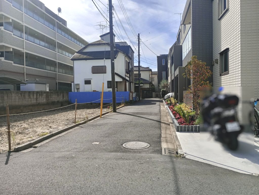 戸建用地 市川南4丁目 私道