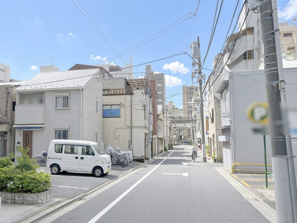事業用地 台東区浅草橋4丁目 遠景
