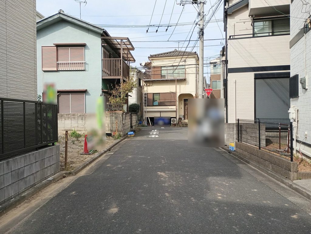 住宅用地　更地　江戸川区東小松川4丁目　前面道路