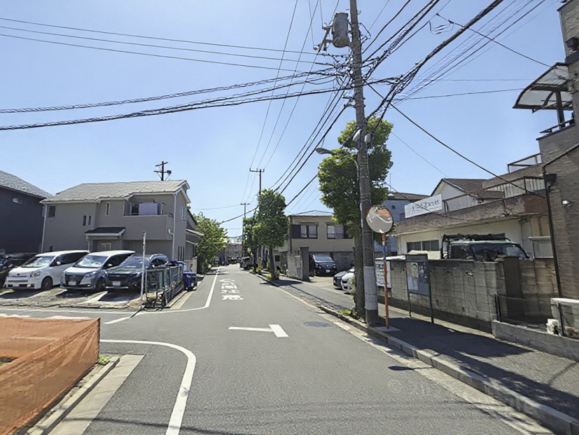 住宅用地 南西角地 江戸川区大杉4丁目 西側道路2