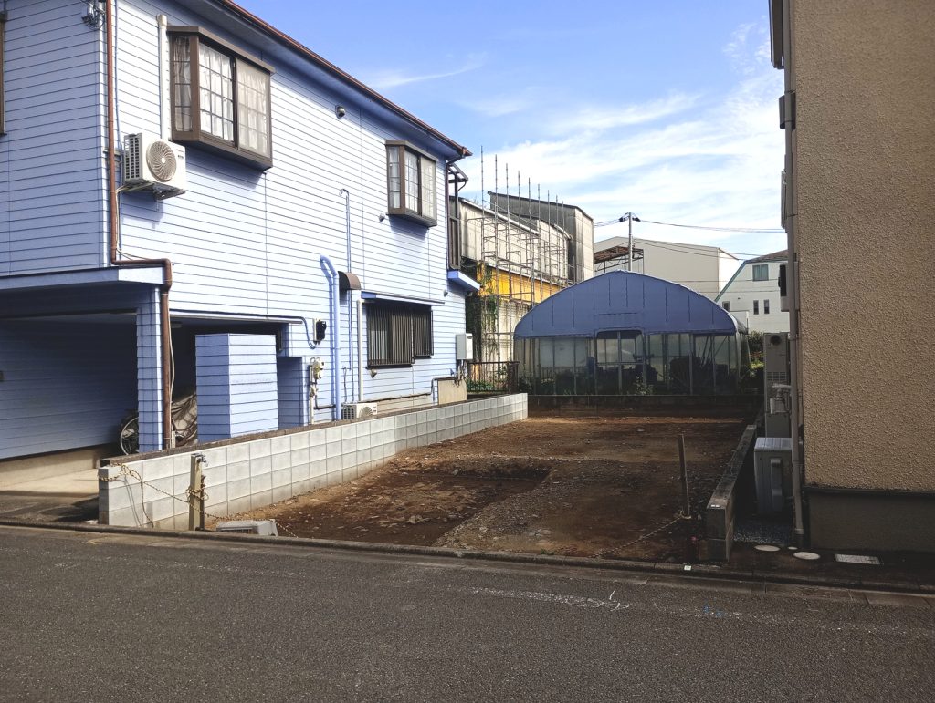 住宅用地　20.7坪　江戸川区鹿骨1丁目　斜
