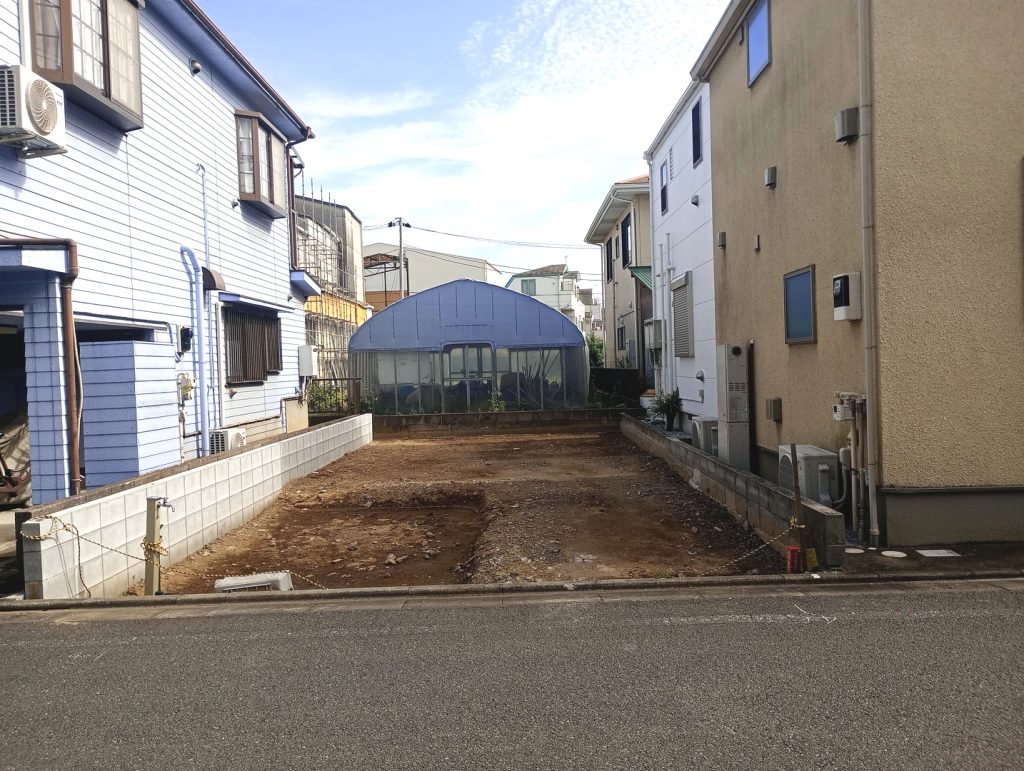 住宅用地 20.7坪 江戸川区鹿骨1丁目 正面