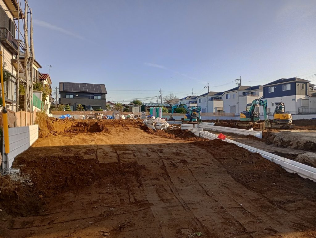 住宅用地　12区画　鎌ヶ谷市東中沢4丁目　西側近接２