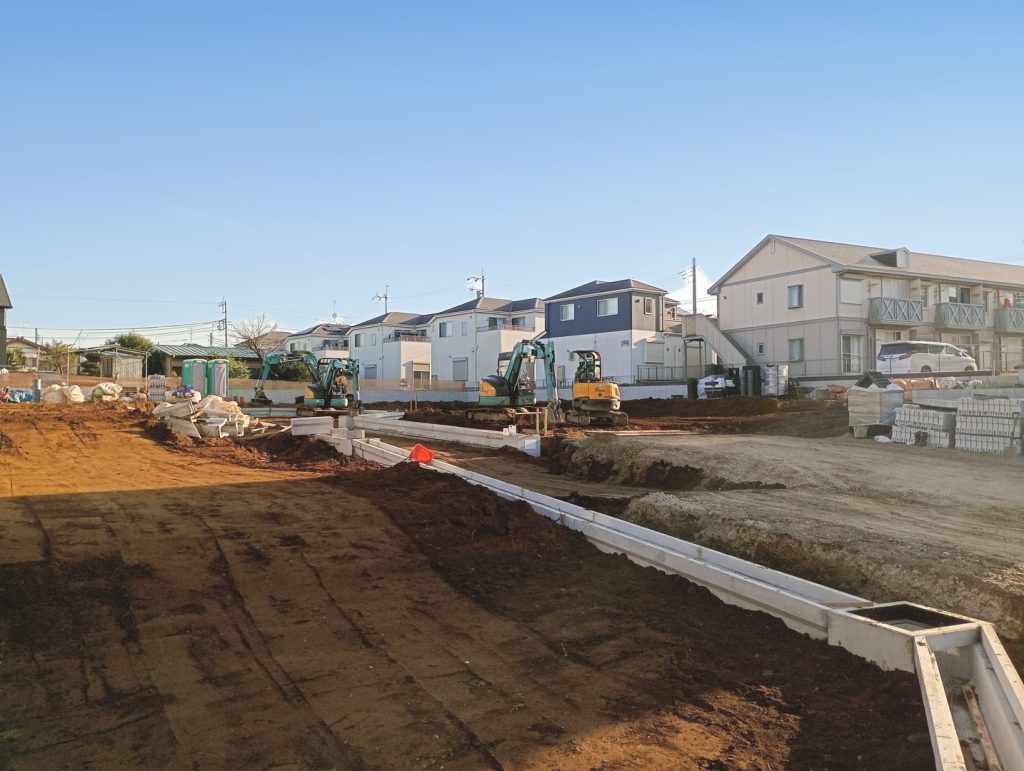 住宅用地　12区画　鎌ヶ谷市東中沢4丁目　西側近接