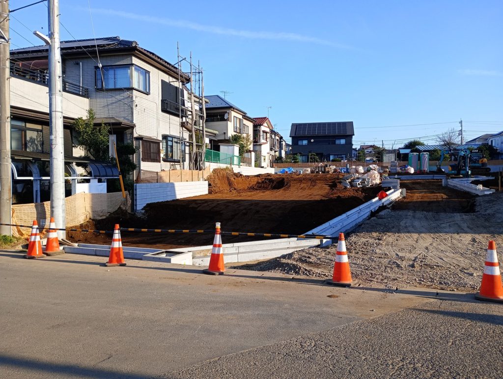 住宅用地　12区画　鎌ヶ谷市東中沢4丁目　西側１