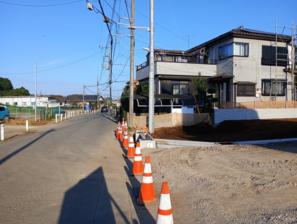 住宅用地　12区画　鎌ヶ谷市東中沢4丁目　前面道路２